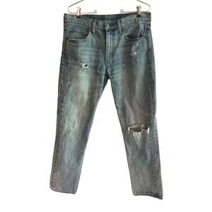 J Crew 770 Jeans Men's 32x32 Blue Straight Denim Pants Stretch Adult